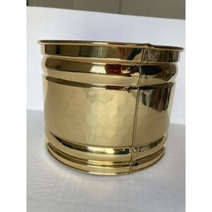 BRISTOL SOLIDBRASS HAMMERED DECORATIVE PLANTER CONTAINER USAmade event wedding